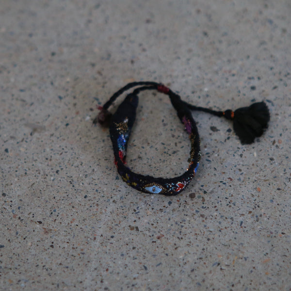 Antomoon Silk Embroidered Bracelet ATM-Antomoon-1-03-Dark Palette (Antomoon-1-1)